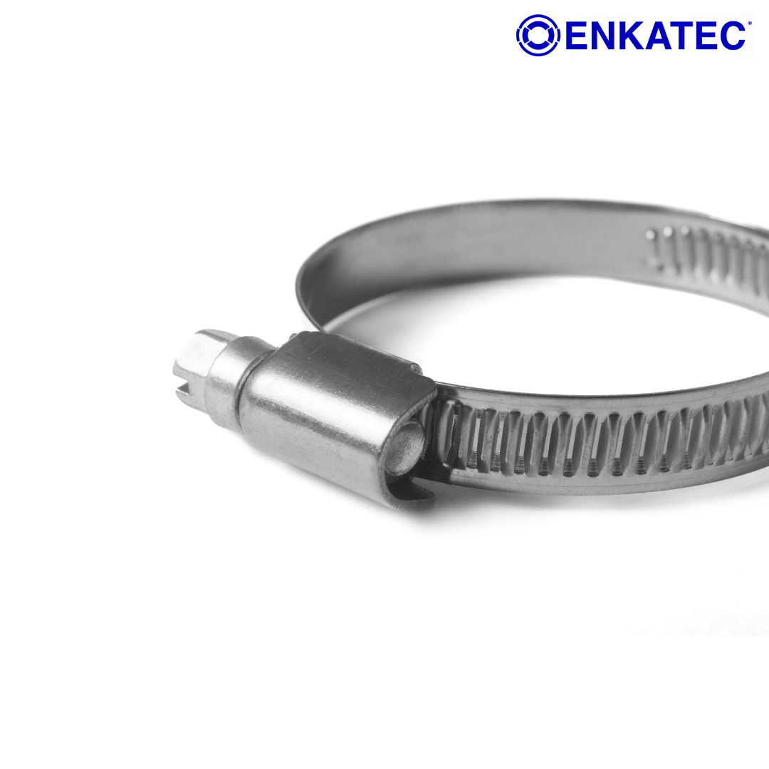 ENKATEC® Schlauchschelle W4 Edelstahl V2A 9mm Schneckengewinde Schelle 8-140mm