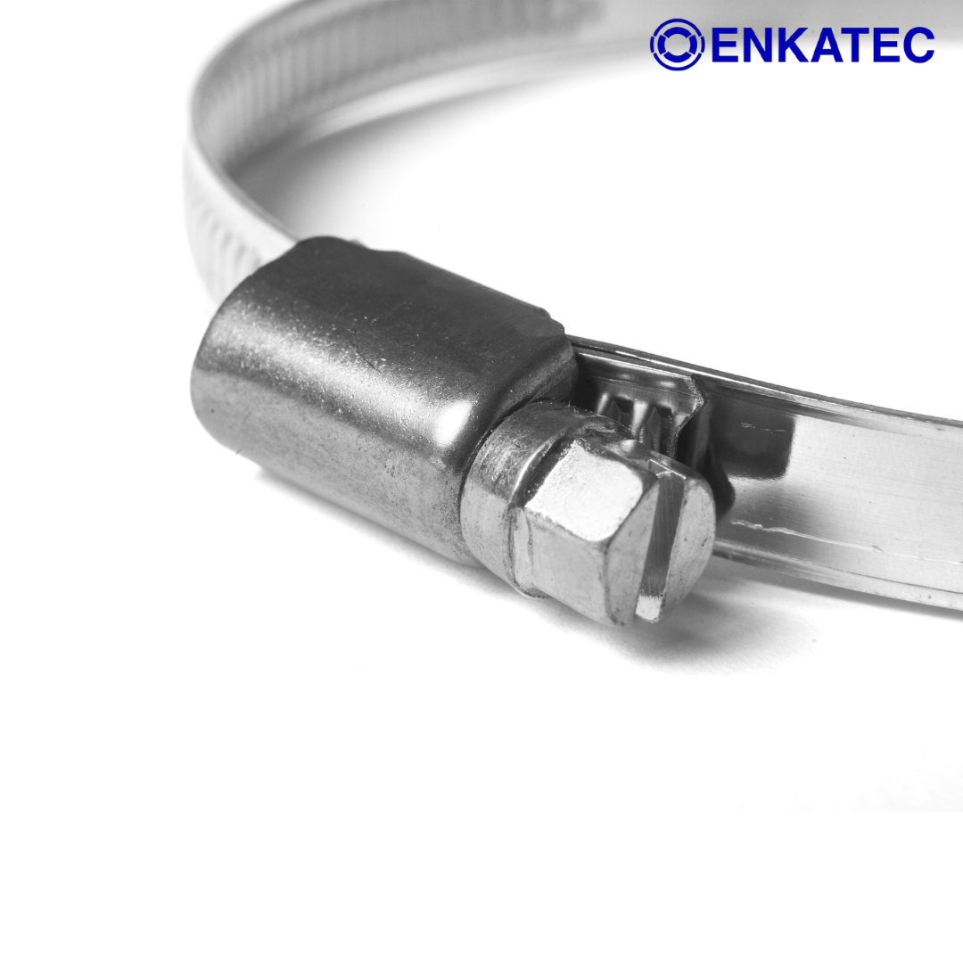 ENKATEC® Schlauchschelle W4 Edelstahl V2A 9mm Schneckengewinde Schelle 8-140mm