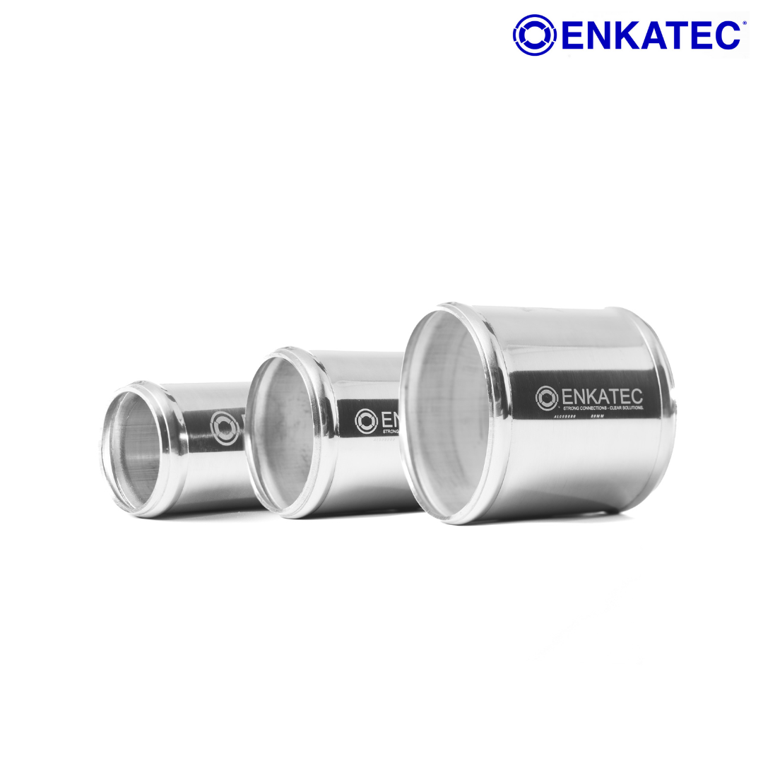 ENKATEC® 80mm Aluminiumrohr Schlauchverbinder Alu Rohr 8–114mm *Größe wählbar*