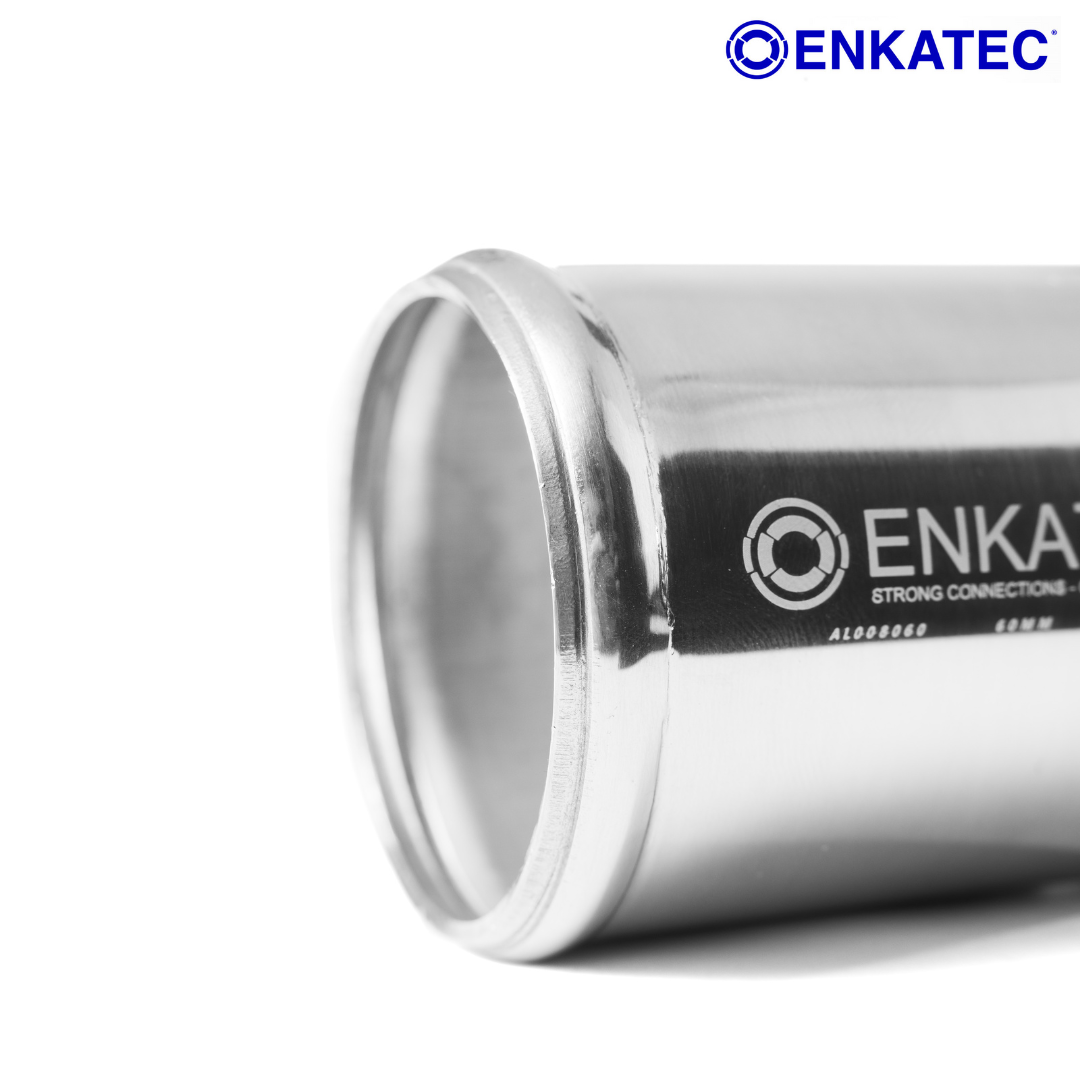 ENKATEC® 80mm Aluminiumrohr Schlauchverbinder Alu Rohr 8–114mm *Größe wählbar*