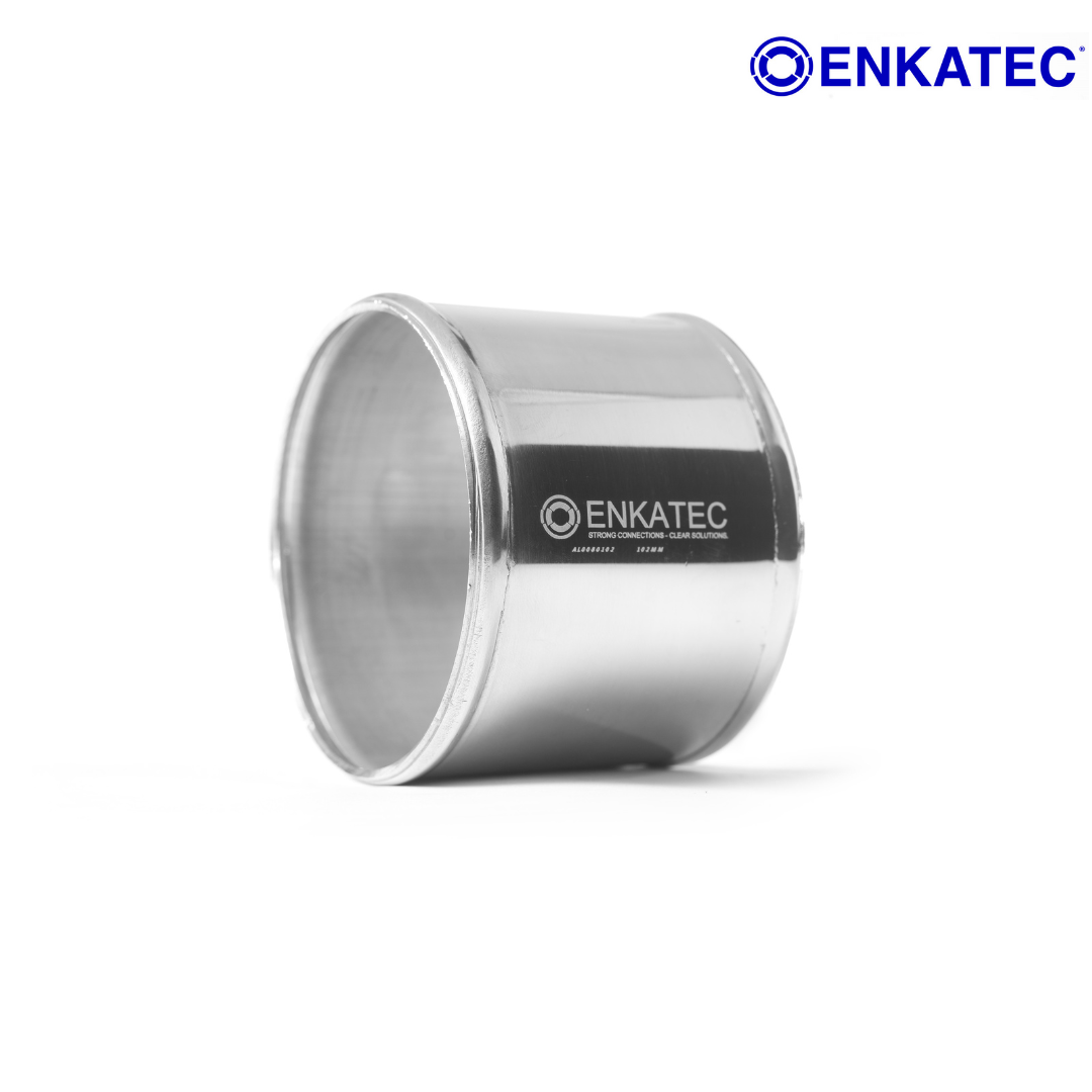 ENKATEC® 80mm Aluminiumrohr Schlauchverbinder Alu Rohr 8–114mm *Größe wählbar*