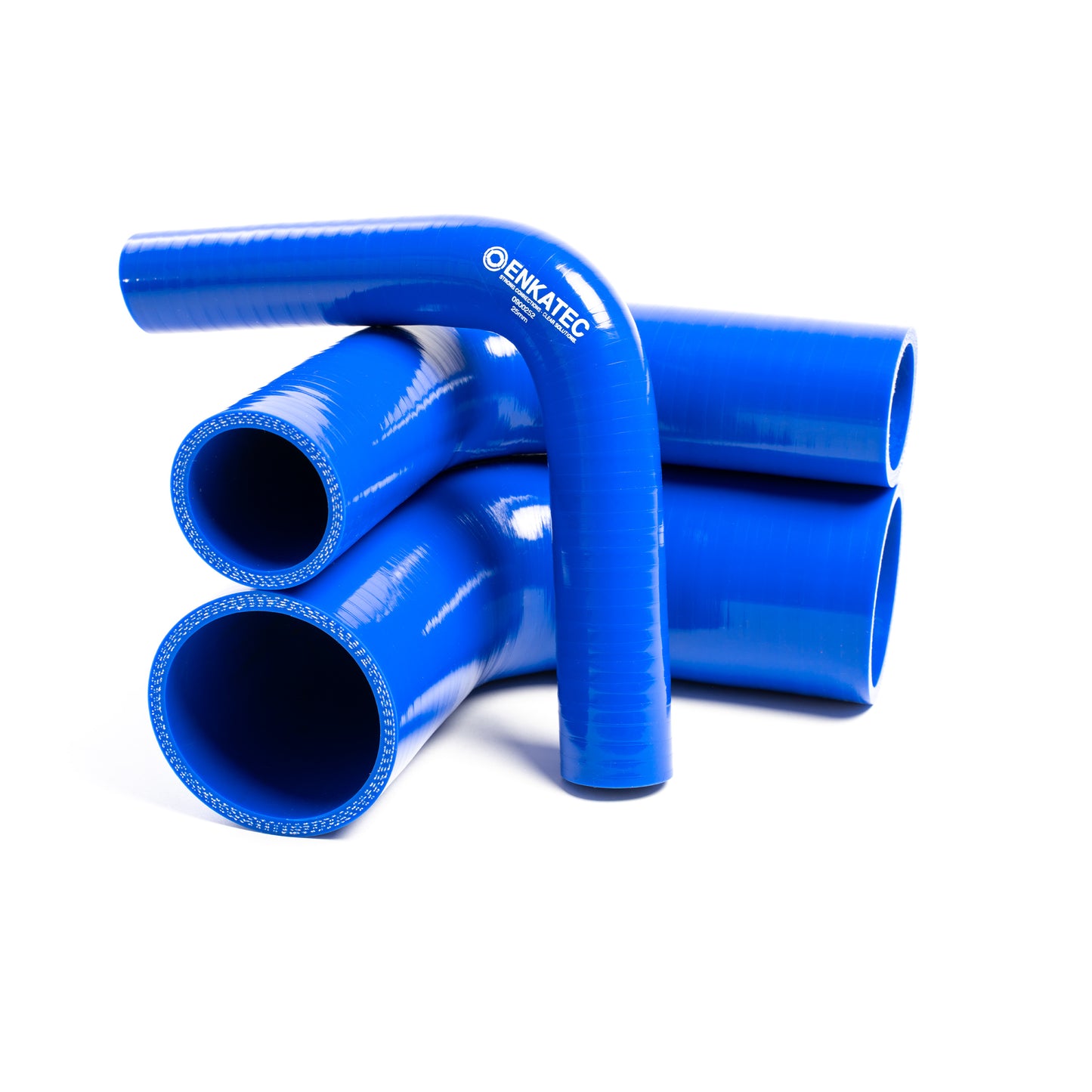 ENKATEC® 90° Silikonbogen Silikonschlauch Ladeluftschlauch Turboschlauch ID 13-114mm
