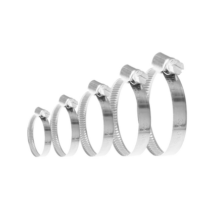 ENKATEC® Schlauchschelle W4 Edelstahl V2A 9mm Schneckengewinde Schelle 8-140mm