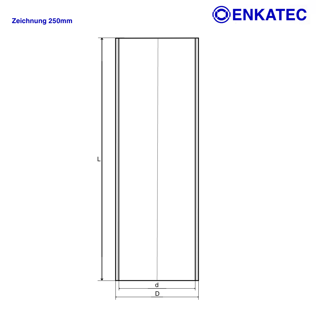 ENKATEC® 250mm Silikonschlauch Ladeluftschlauch Turboschlauch ID 8-114mm