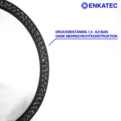 ENKATEC® 500mm Silikonschlauch Ladeluftschlauch Turboschlauch ID 8-114mm