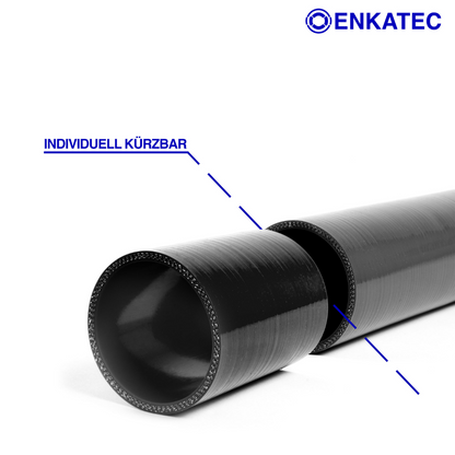 ENKATEC® 100mm Silikonschlauch Ladeluftschlauch Turboschlauch ID 8-114mm