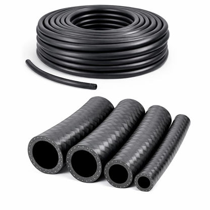 ENKATEC® NBR Kraftstoffschlauch 1m Ölschlauch Diesel- Benzinleitung ID 8-25mm