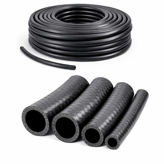 ENKATEC® NBR Kraftstoffschlauch 1m Ölschlauch Diesel- Benzinleitung ID 8-25mm