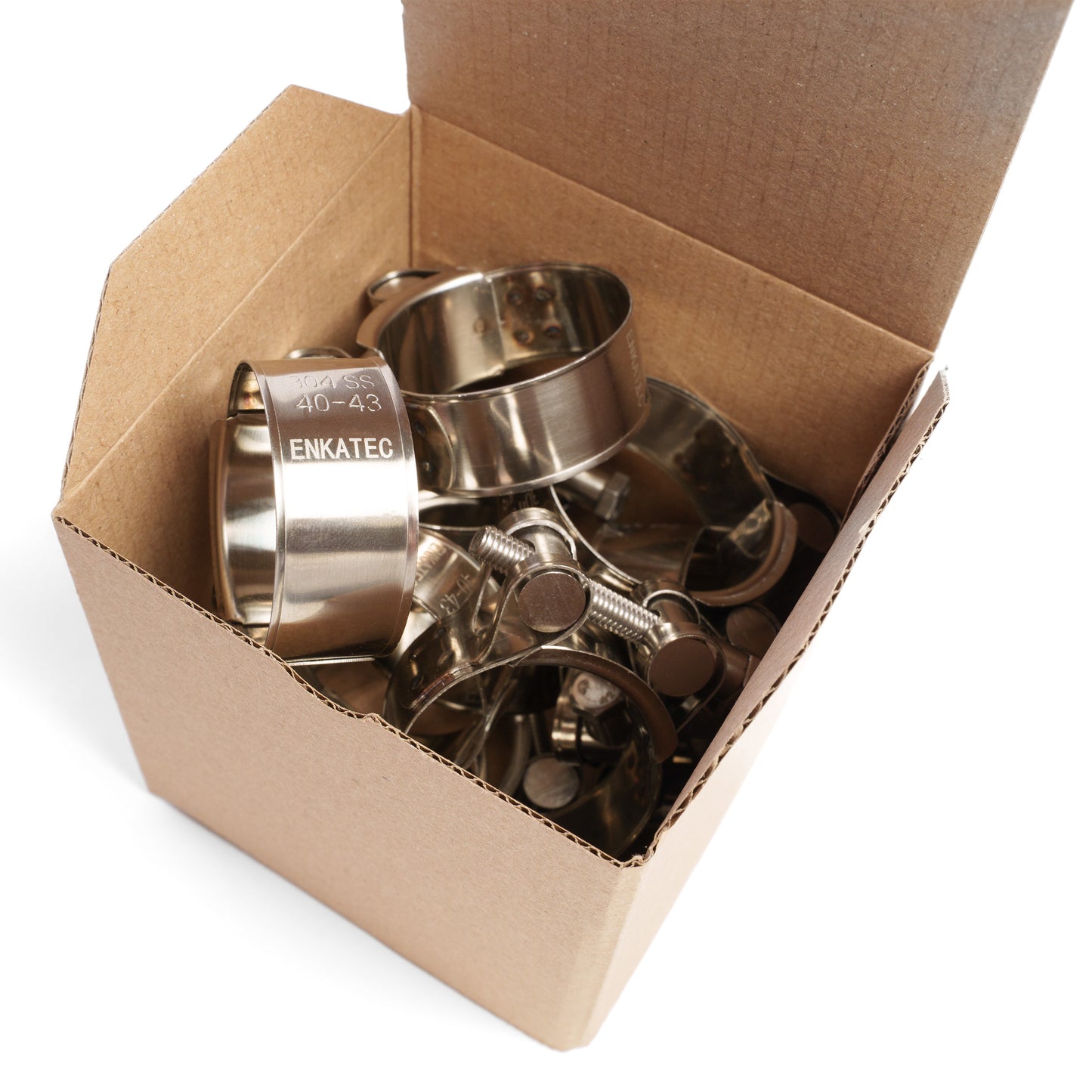 ENKATEC® Gelenkbolzenschelle W4 Edelstahl V2A Schelle 17-130mm *Größe wählbar*